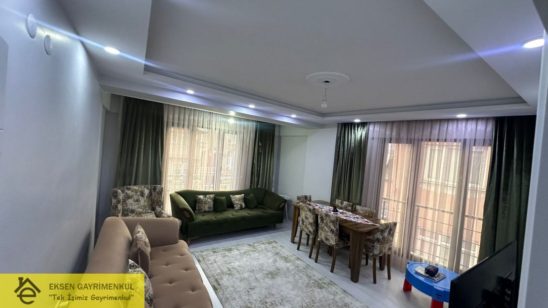 ERDEMİR CADDESİ ÜZERİNDE YENİ BİNADA SATILIK DAİRE