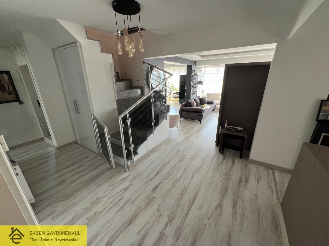 EKSEN DEN ÇAVDARLIDA VİLLA TADINDA  5+1 DUBLEKS DENİZ MANZARALI DAİRE